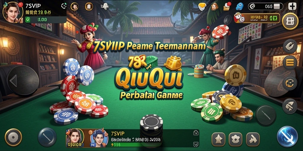 Screenshot gameplay QiuQiu di 7SVIP yang menarik dan seru.