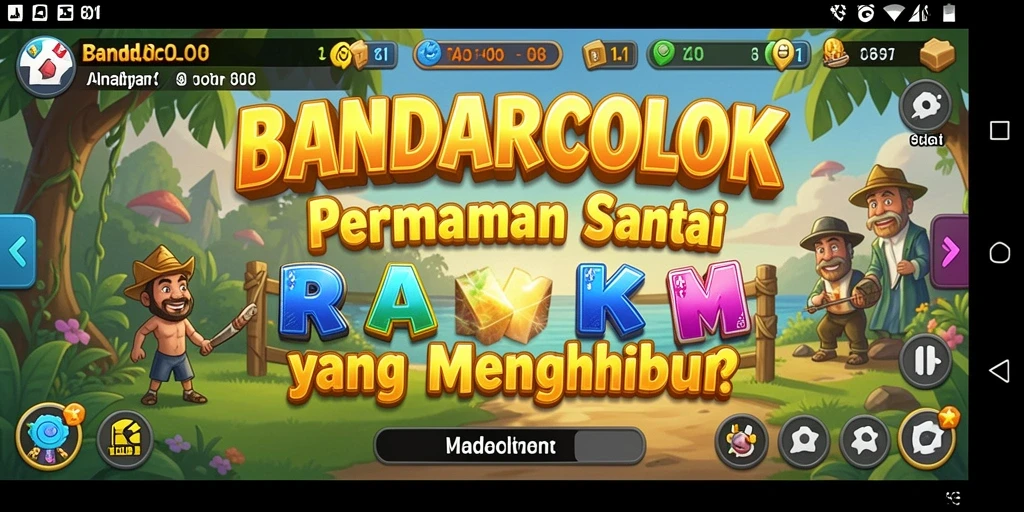 Screenshot BANDARCOLOK menampilkan gameplay yang seru dan menantang.