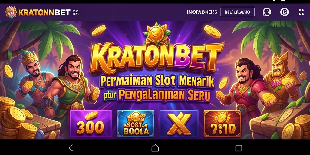 Tampilan menarik dari gameplay Slot KRATONBET yang menghibur.