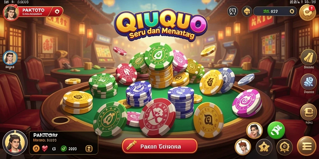 Screenshot gameplay QiuQiu PAKTOTO yang menarik.