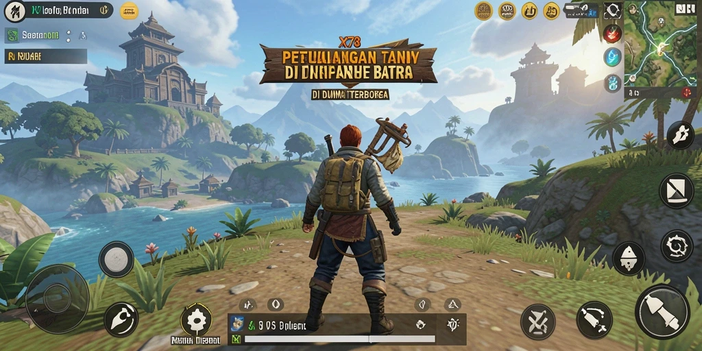 Gameplay dinamis di dunia terbuka X78 yang menakjubkan.
